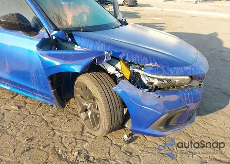 2024 Honda Civic Sport из США, поврежденный, VIN 2HGFE2F50RH572688